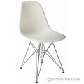 Eames Eiffel Molded Plastic Wire-Base Side Chair